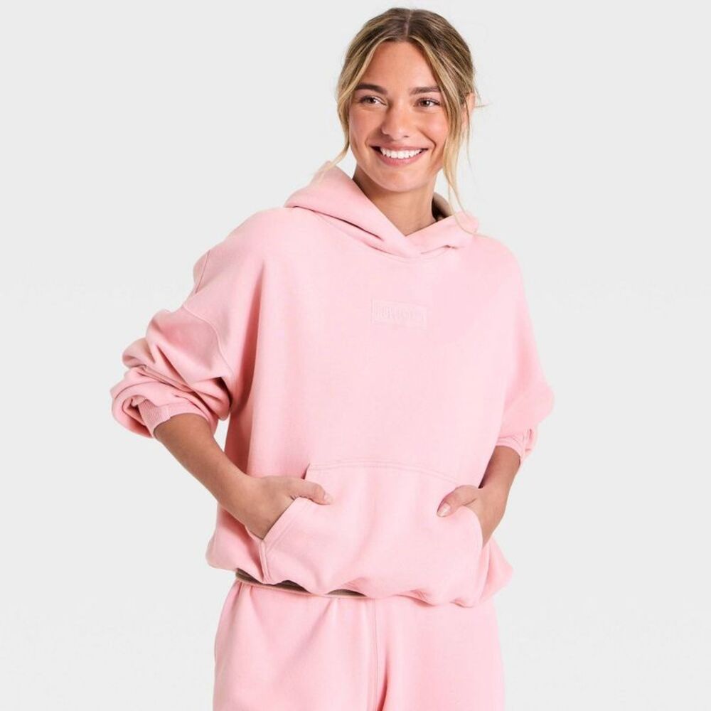 Women's Fleece Hoodie - Pink XS The Hollister